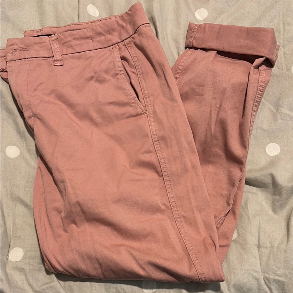 Pink Casual Pants